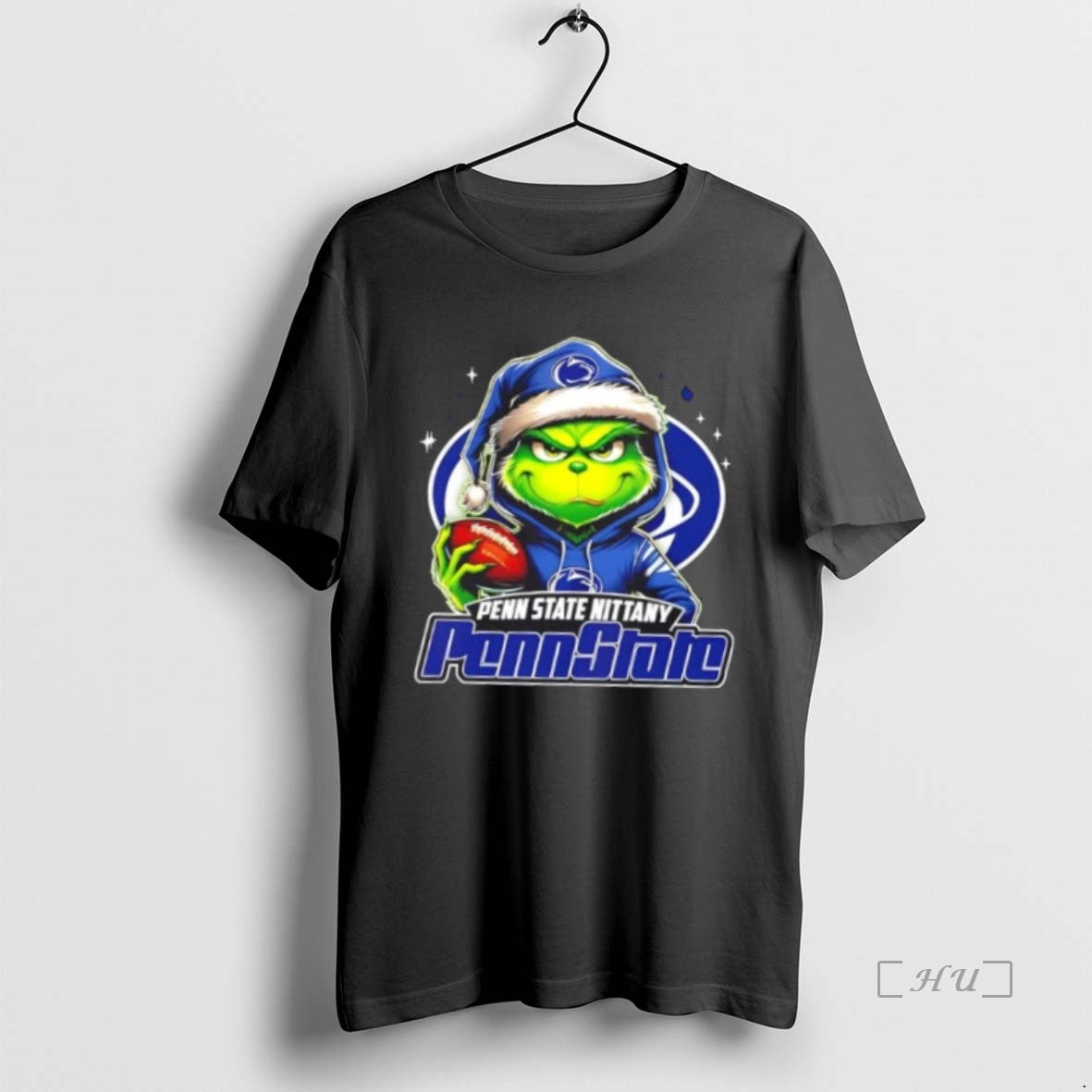 Officials Grinch Is Holding A Ball And Smiling At Penn State Nittany Lions Fans Christmas T-Shirts, Hoodie, Sweatshirt