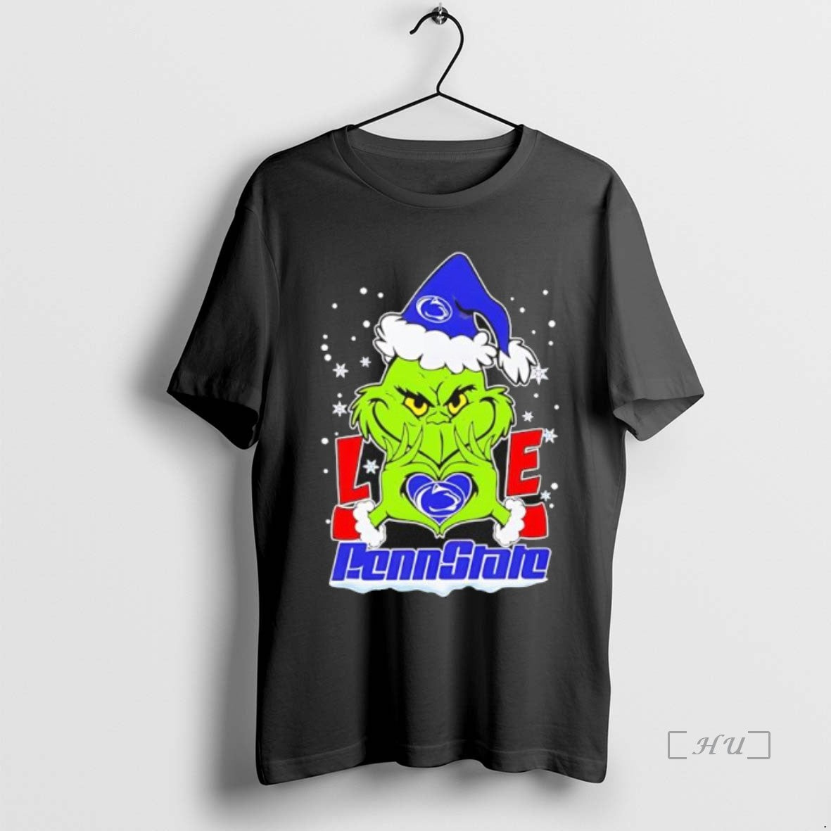 Officials Grinch Love Penn State Nittany Lions Christmas Black T-Shirts, Hoodie, Sweatshirt | InkNestWear.com