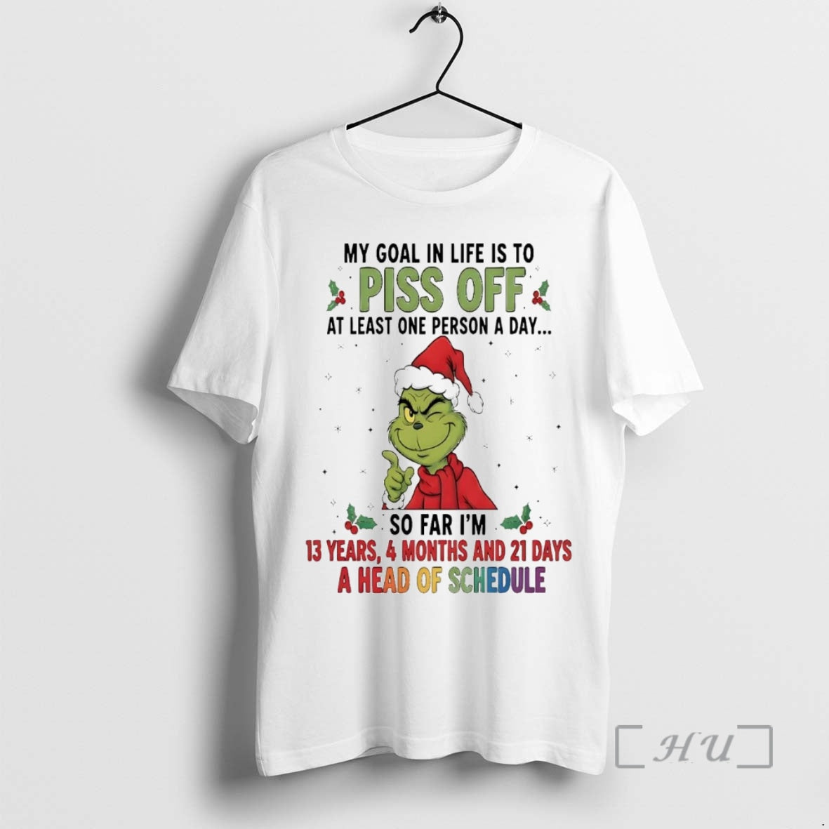 Officials Grinch My Goal In Life Is To Piss Off At Least One Person T-Shirts, Hoodie, Sweatshirt | InkNestWear.com
