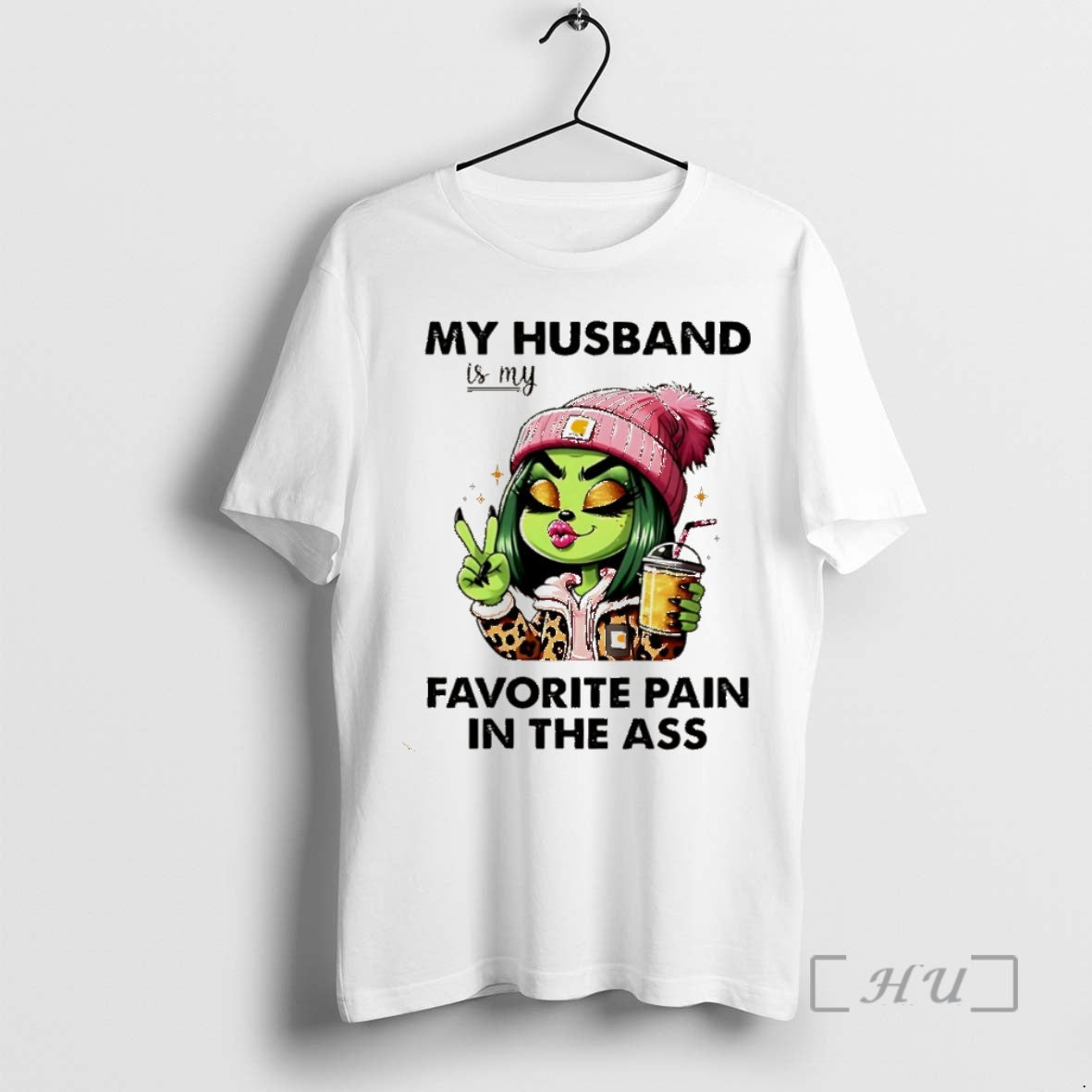 Officials Grinch My Husband Is My Favorite Pain In The Ass Christmas Premium T Shirts Hoodie, Sweatshirt | InkNestWear.com
