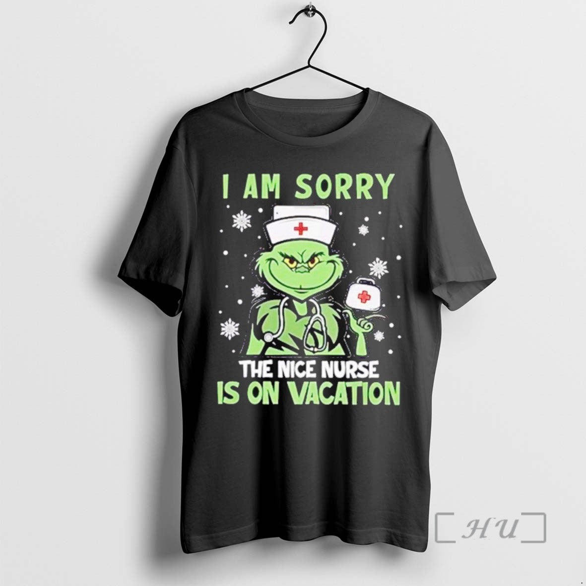 Officials Grinch Nurse I Am Sorry The Nice Nurse Is On Vacation T Shirt Sweater