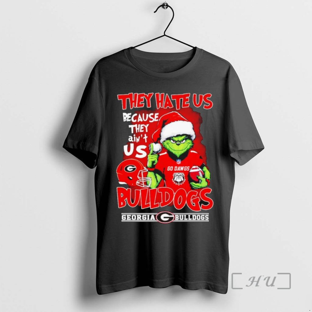 Officials Grinch They Hate Us Because They Aint Us Georgia Bulldogs Shirts Sweater