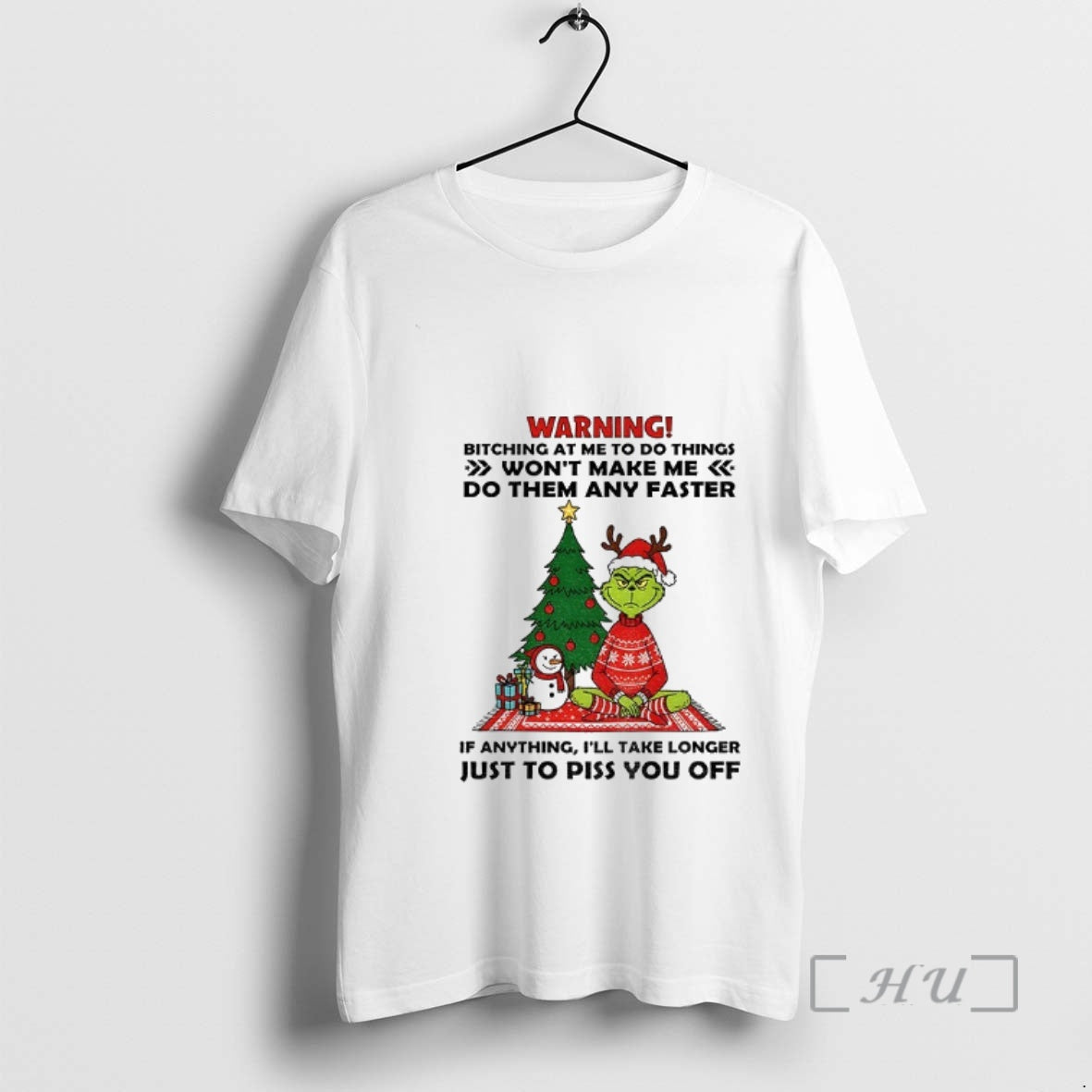 Officials Grinch Warning Bitching At Me To Do Things Wont Make Me Do Them Any T-Shirts, Hoodie, Sweatshirt | InkNestWear.com
