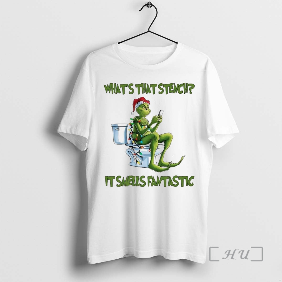 Officials Grinch Whats That Stench It Smell Fantastic Christmas T-Shirts, Hoodie, Sweatshirt | InkNestWear.com