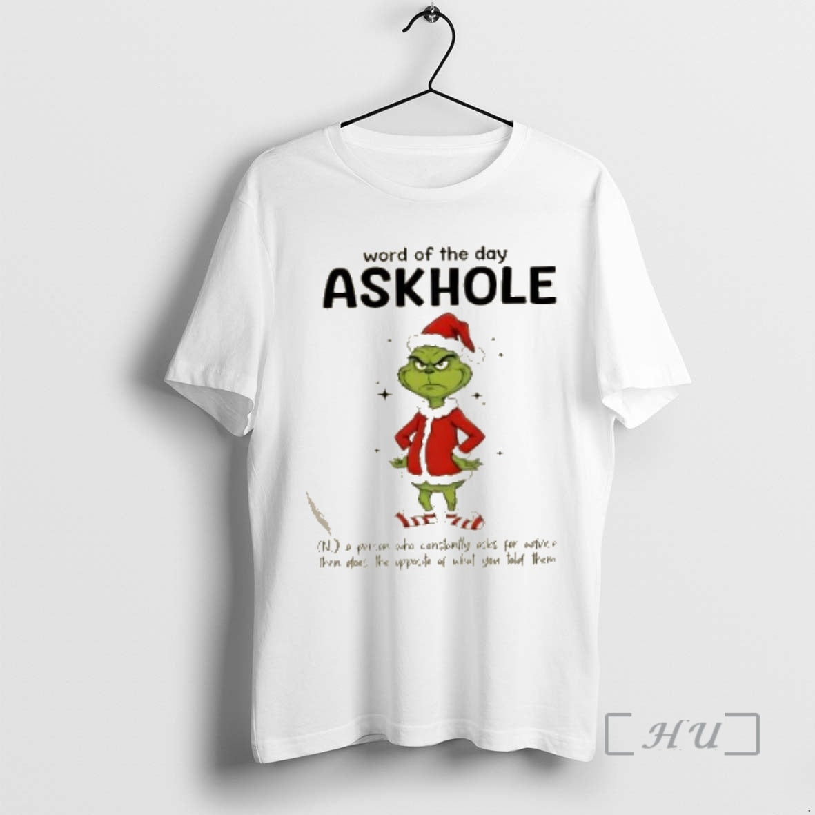 Officials Grinch Word Of The Day Askhole Christmas T-Shirts, Hoodie, Sweatshirt | InkNestWear.com