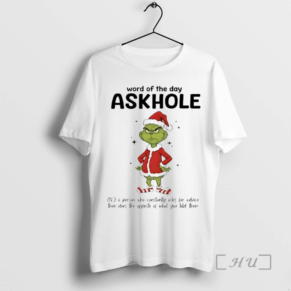 Officials Grinch Word Of The Day Askhole Definition Meaning Christmas T-Shirts, Hoodie, Sweatshirt | InkNestWear.com
