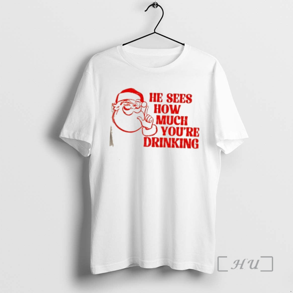Officials He Sees How Much Youre Drinking Santa Xmas Christmas T-Shirts, Hoodie, Sweatshirt | InkNestWear.com