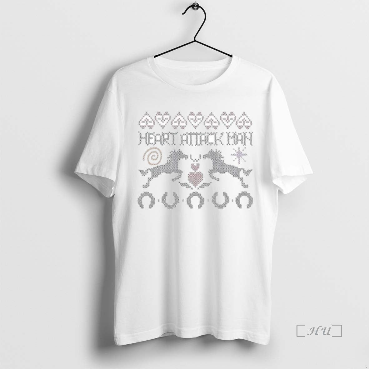 Officials Heart Attack Man Holiday Circle White T-Shirts, Hoodie, Sweatshirt | InkNestWear.com