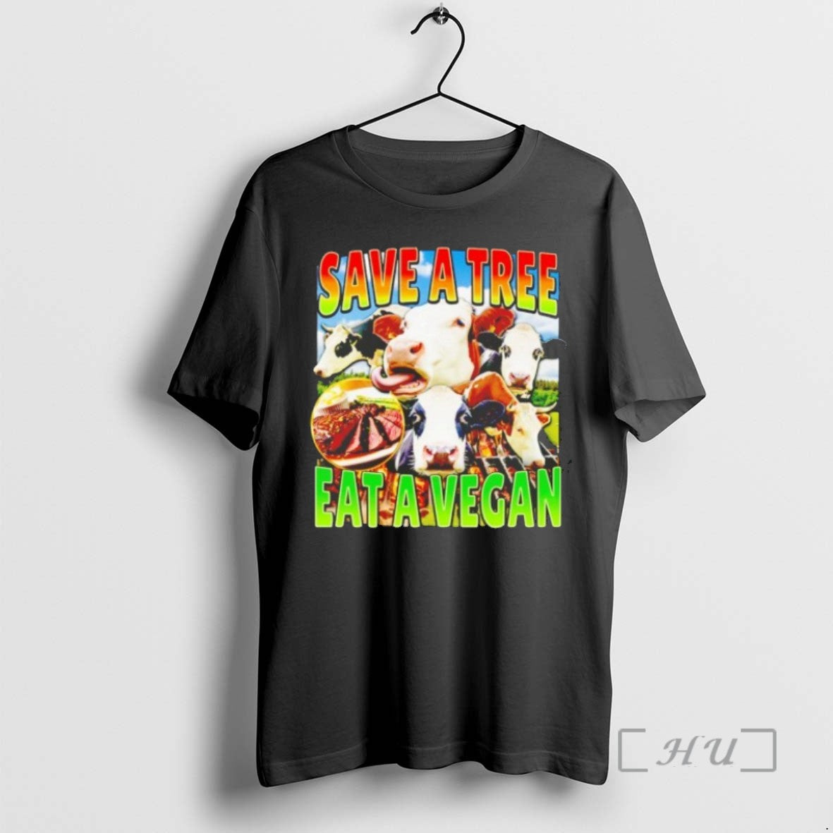 Officials Heifer Save A Tree Eat A Vegan T Shirt Sweater