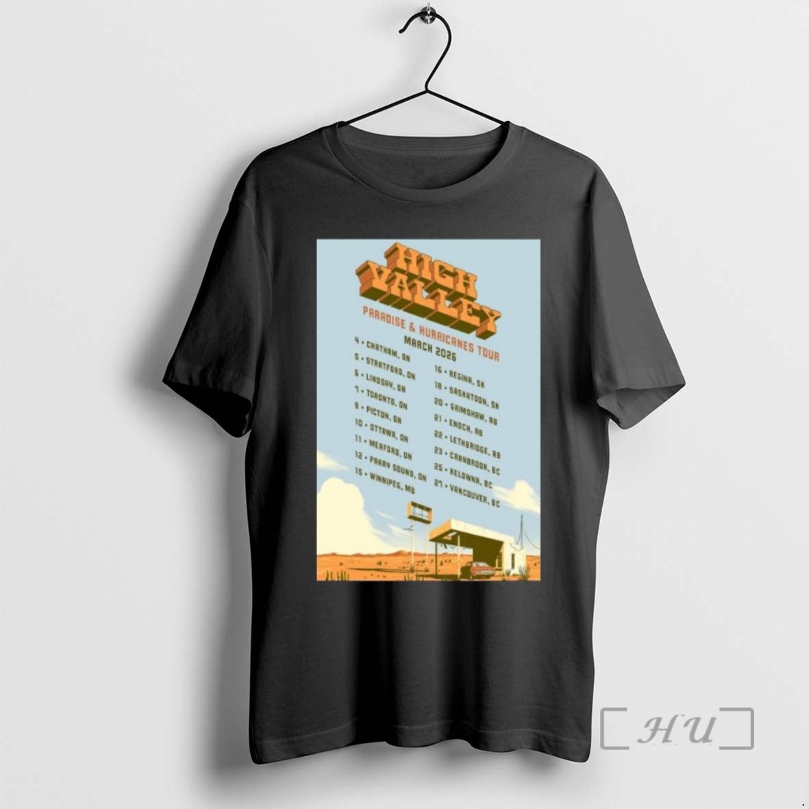 Officials High Valley Paradise Hurricanes Tour March 2026 T-Shirts, Hoodie, Sweatshirt | InkNestWear.com