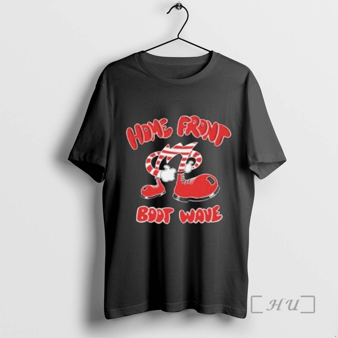 Officials Home Front Boot Wave Circle Black T-Shirts, Hoodie, Sweatshirt | InkNestWear.com