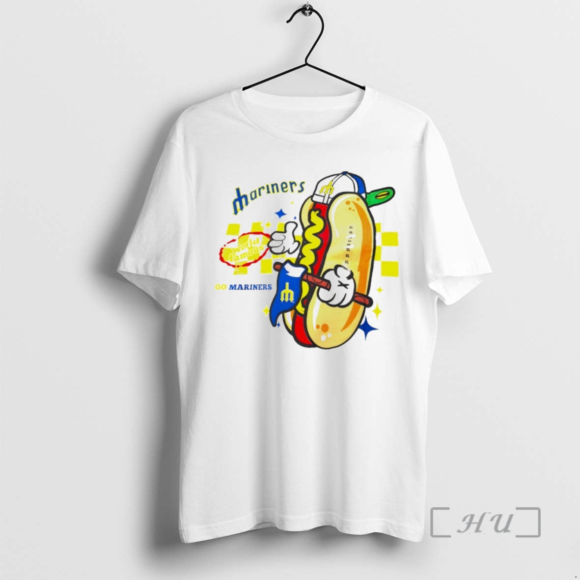 Officials Hot Dog Trident Mariners Seattle Baseball World Famous Go Mariners Premium T Shirts Sweater