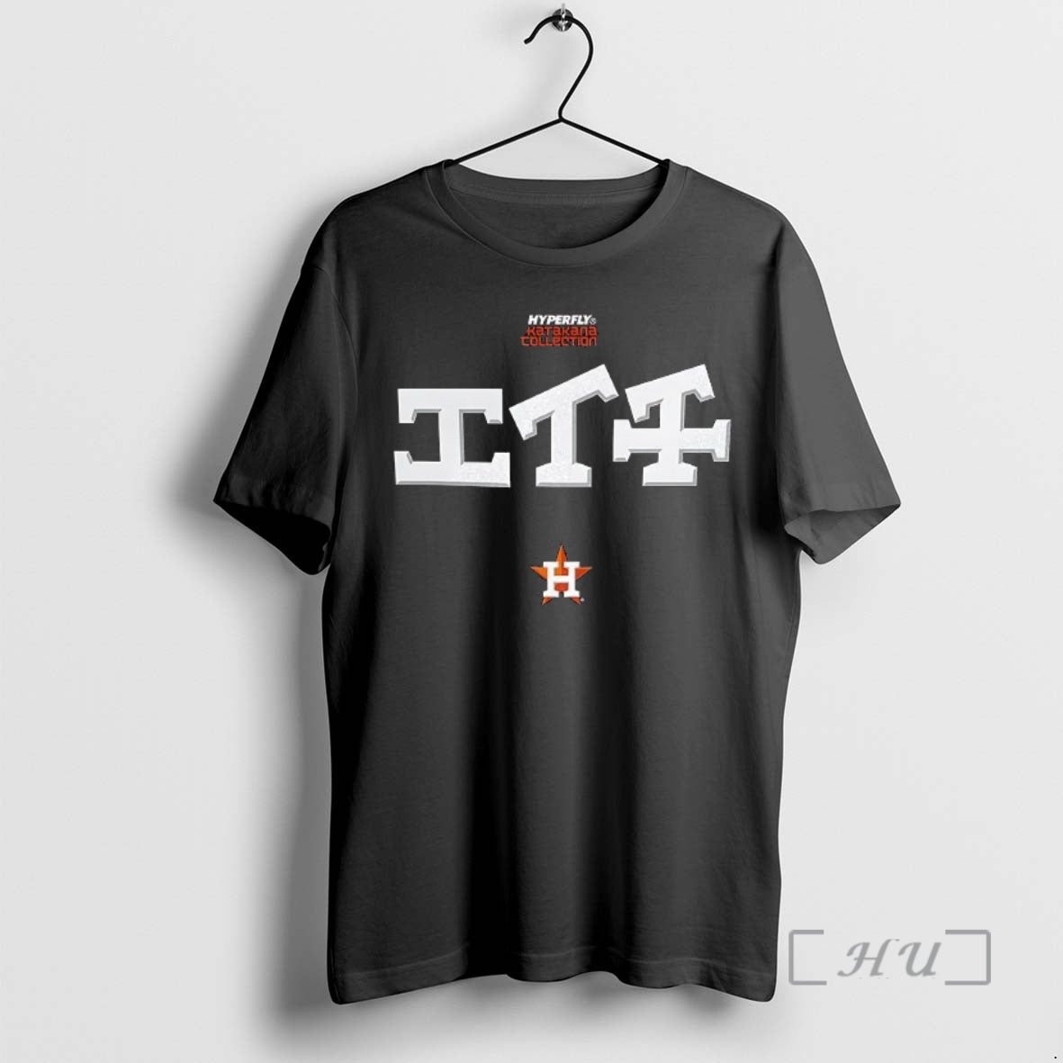 Officials Houston Astros Hyperfly Katakana Logo T-Shirts, Hoodie, Sweatshirt | InkNestWear.com