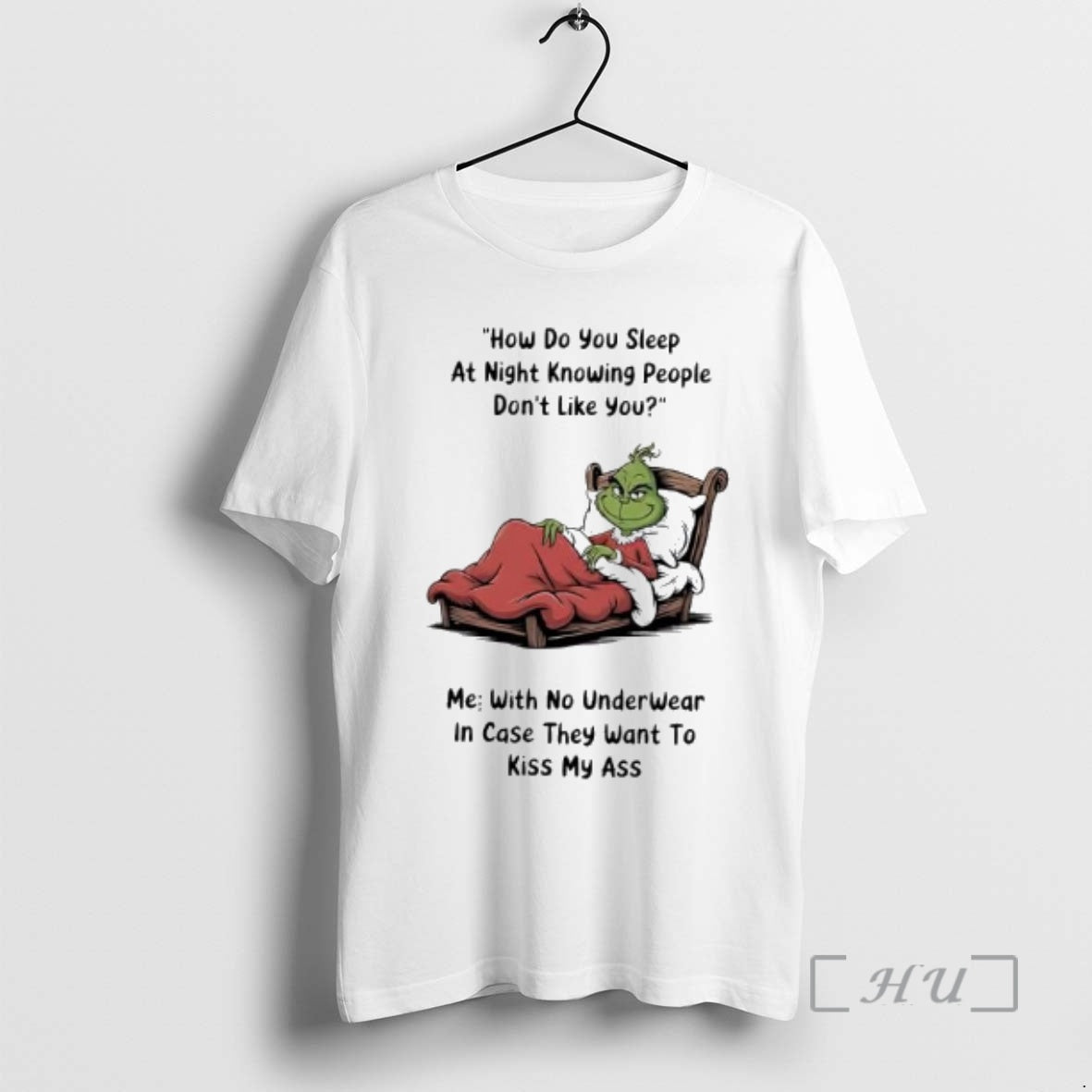 Officials How Do You Sleep At Night Knowing People Dont Like You Grinch Premium T-Shirts, Hoodie, Sweatshirt