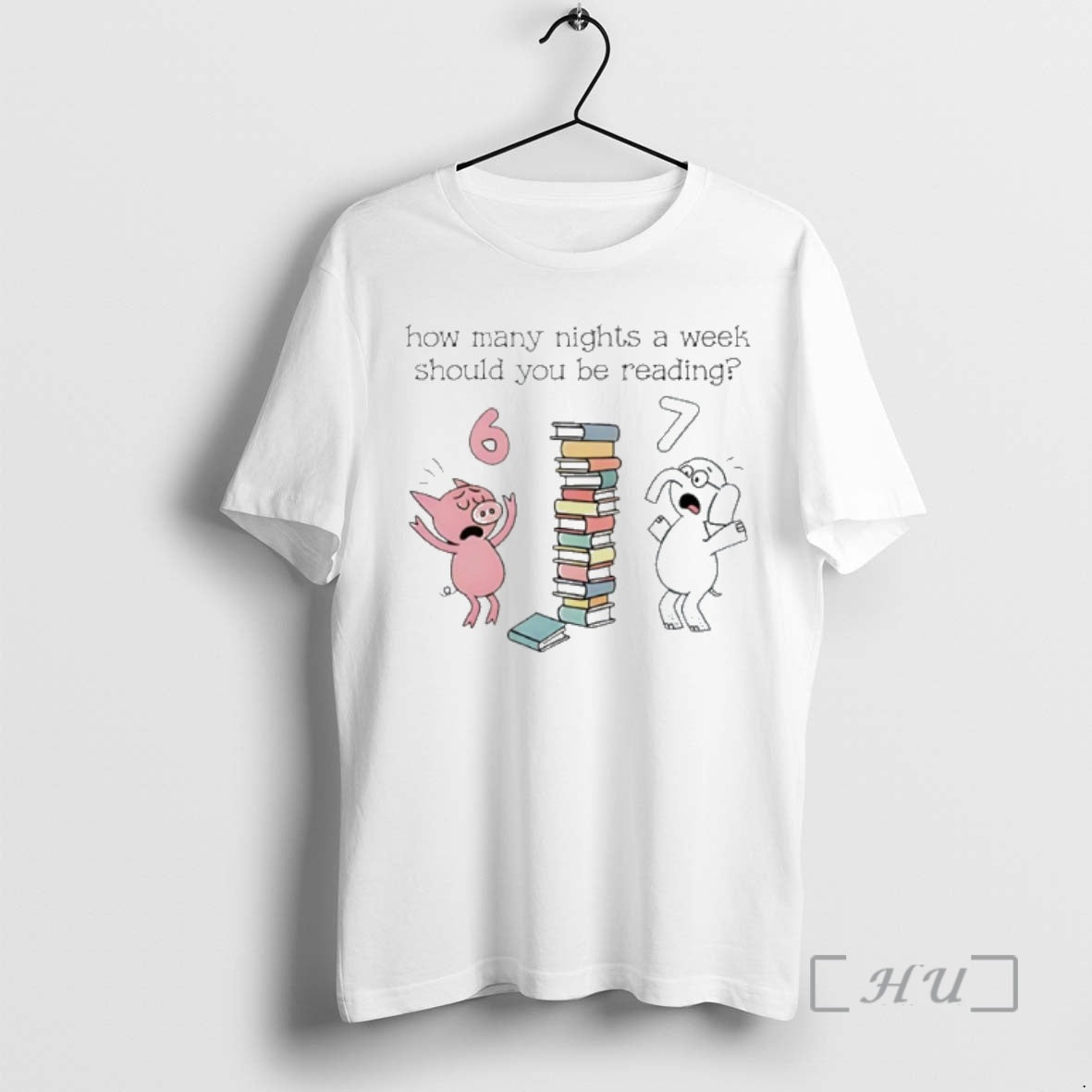Officials How Many Nights A Week Should You Be Reading 6 7 Pigeon Elephant Premium T-Shirts, Hoodie, Sweatshirt