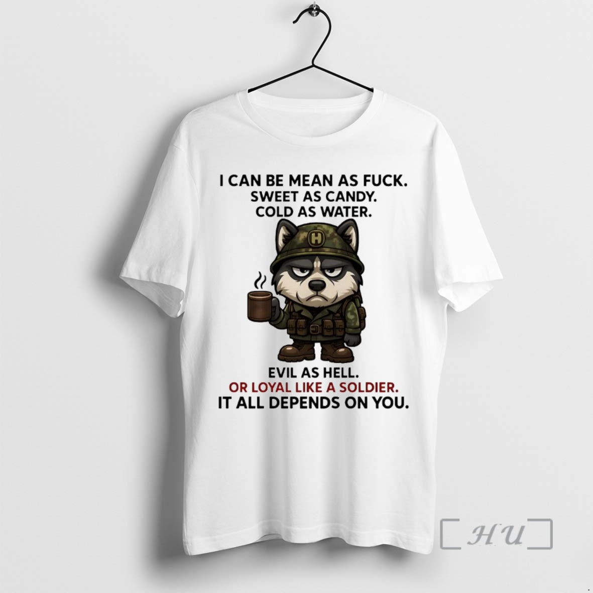 Officials Husky I Can Be Mean As Fuck Sweet As Candy Cold As Water Premium T-Shirts, Hoodie, Sweatshirt | InkNestWear.com