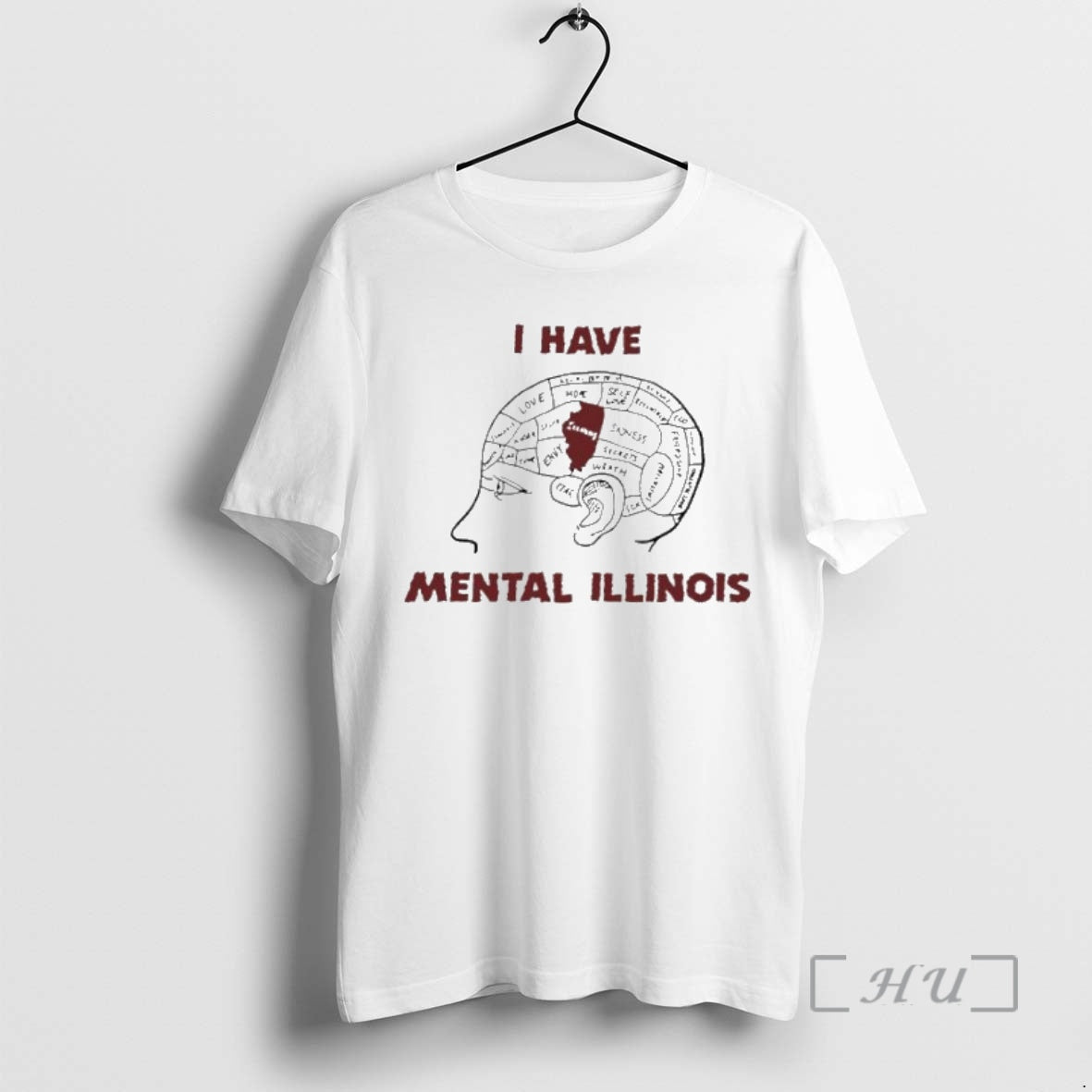 Officials I Have Mental Illinois Brain T-Shirts, Hoodie, Sweatshirt | InkNestWear.com