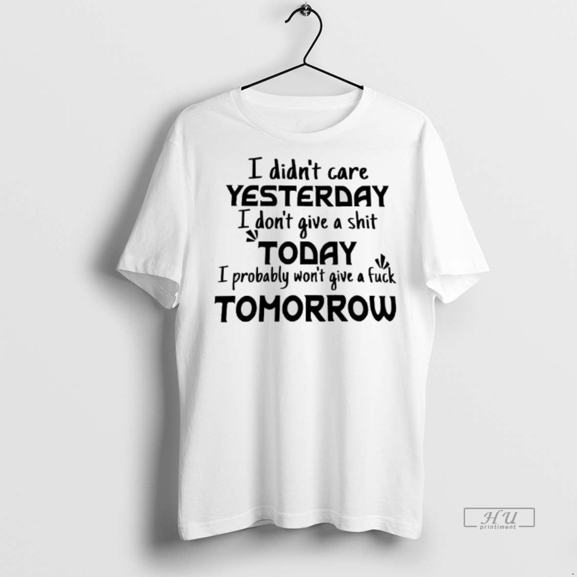Officials I Didnt Care Yesterday I Dont Give A Shit Today I Probably Wont Give T-Shirts, Hoodie, Sweatshirt | InkNestWear.com