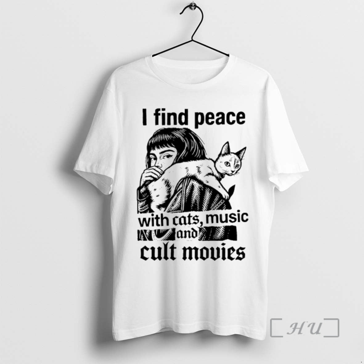 Officials I Find Peace With Cats Music And Cult Movies T-Shirts, Hoodie, Sweatshirt | InkNestWear.com