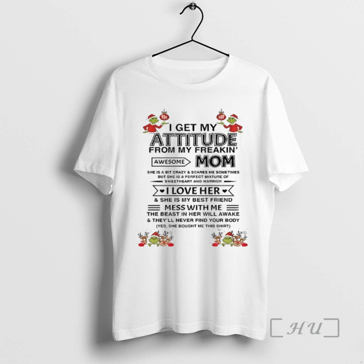 Officials I Get My Attitude From My Freakin Awesome Mom She Is A Bit Crazy T-Shirts, Hoodie, Sweatshirt | InkNestWear.com