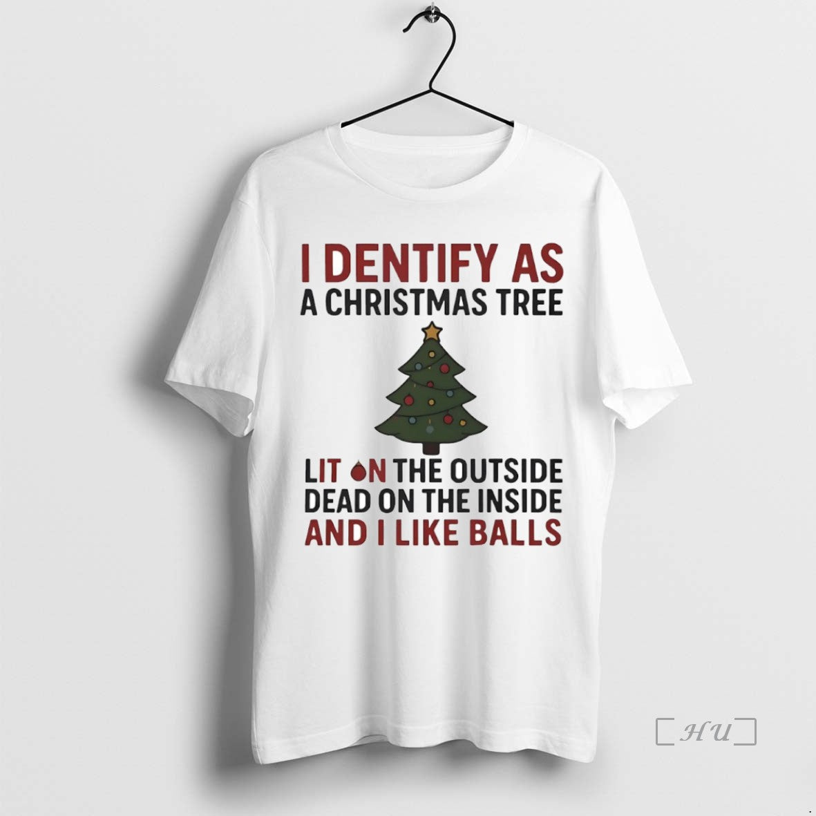 Officials I Identify As A Christmas Tree Lit On The Outside Circle Premium T Shirts Hoodie, Sweatshirt | InkNestWear.com