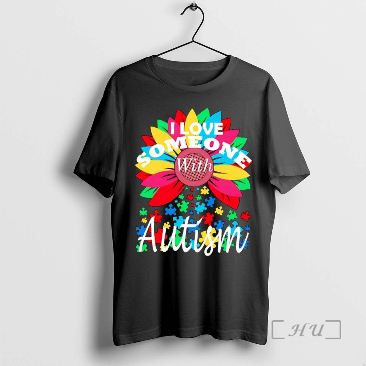 Officials I Love Someone With Autism Floral T-Shirts, Hoodie, Sweatshirt | InkNestWear.com