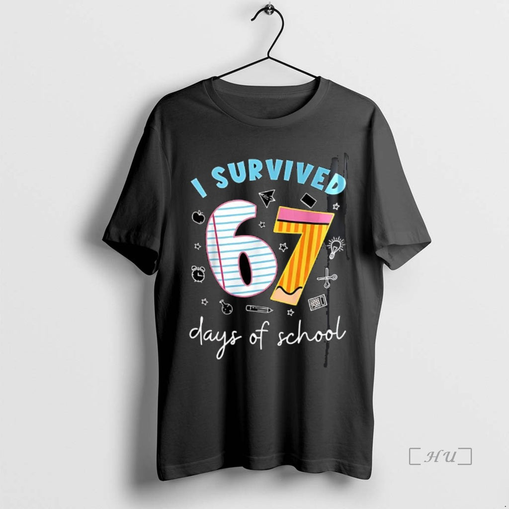 Officials I Survived 67 Days Of School T-Shirts, Hoodie, Sweatshirt | InkNestWear.com