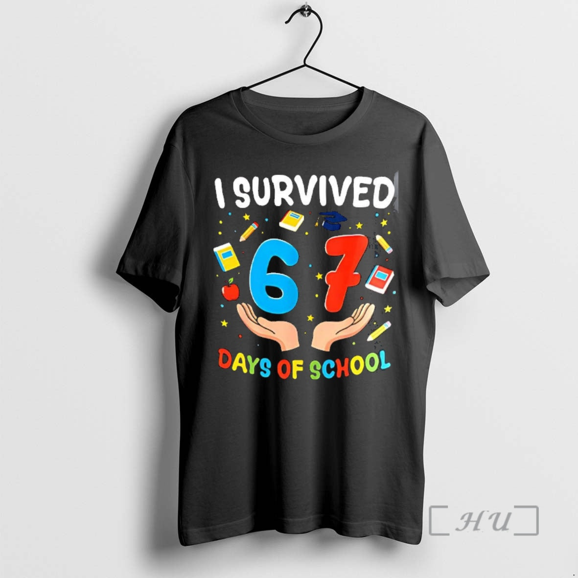 Officials I Survived 67 Days Of School Meme T-Shirts, Hoodie, Sweatshirt | InkNestWear.com