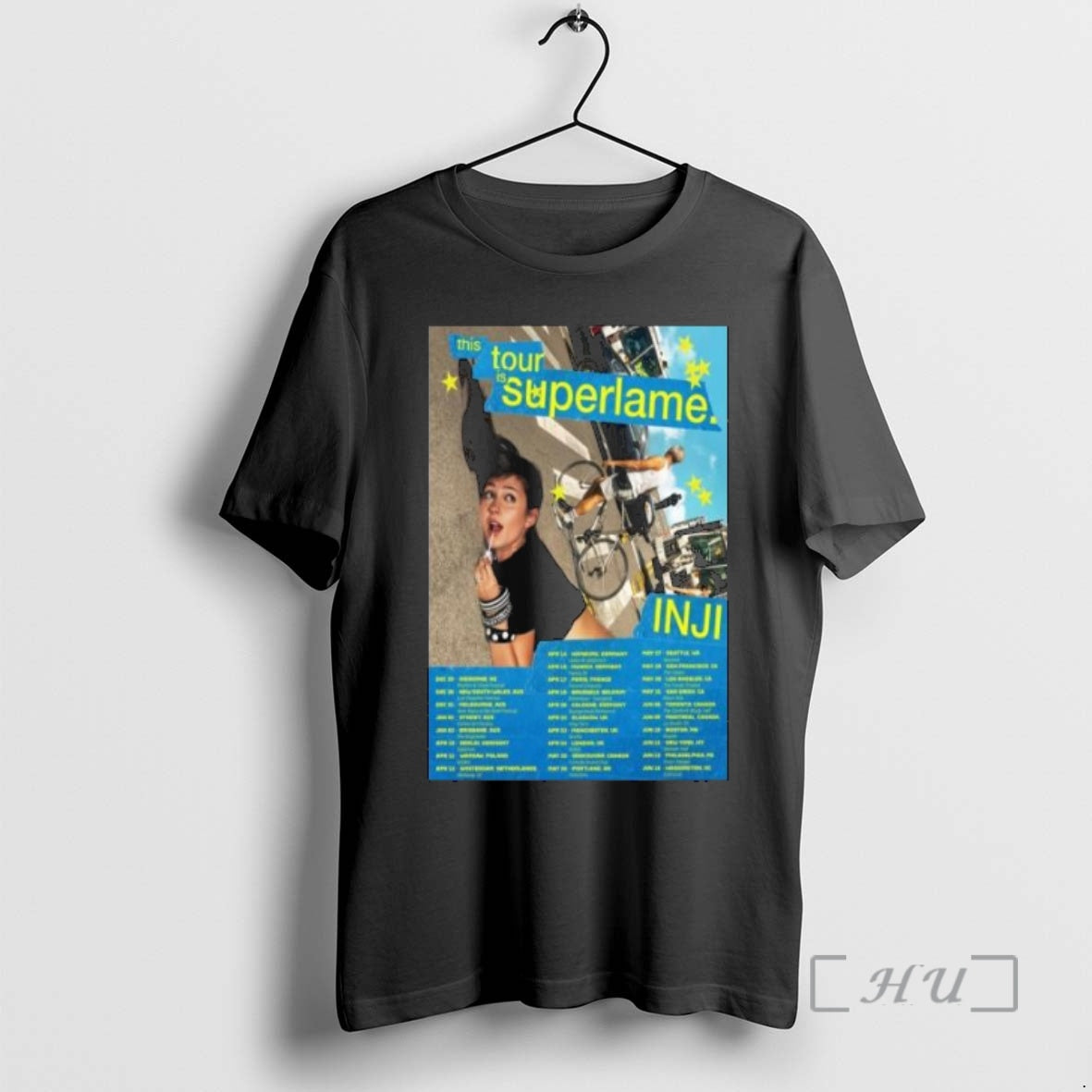 Officials Inji This Tour Is Superlame 2026 Circle Black T-Shirts, Hoodie, Sweatshirt | InkNestWear.com