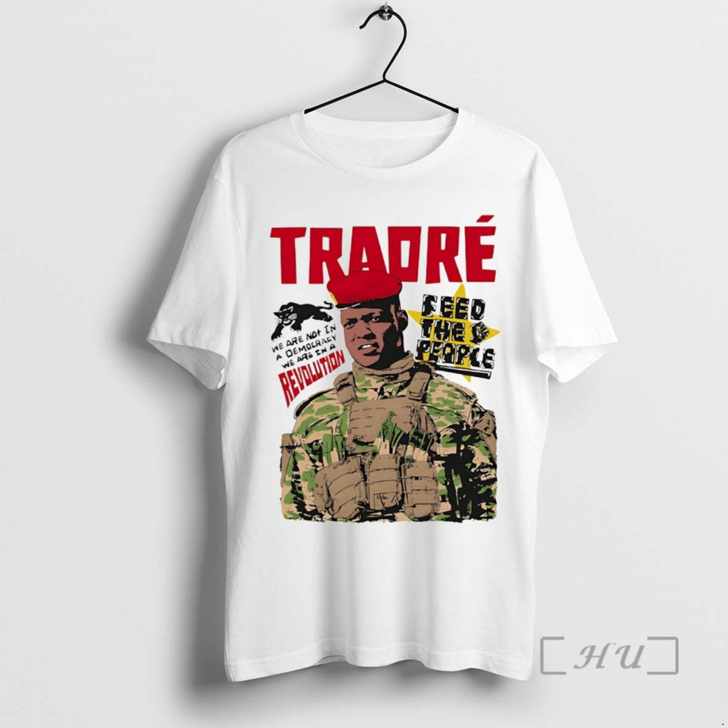 Officials Ibrahim Traore Feed The People Revolution T-Shirts, Hoodie, Sweatshirt | InkNestWear.com