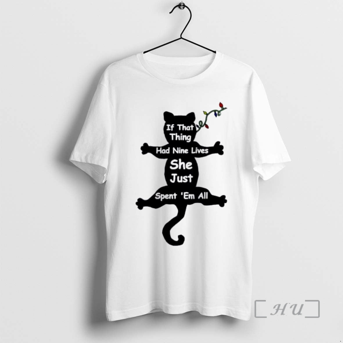 Officials If That Thing Had Nine Lives She Just Spent Em All Ornaments White Premium T-Shirts, Hoodie, Sweatshirt