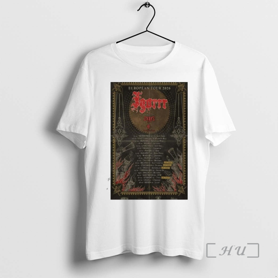 Officials Igorrr European Tour 2026 T-Shirts, Hoodie, Sweatshirt | InkNestWear.com