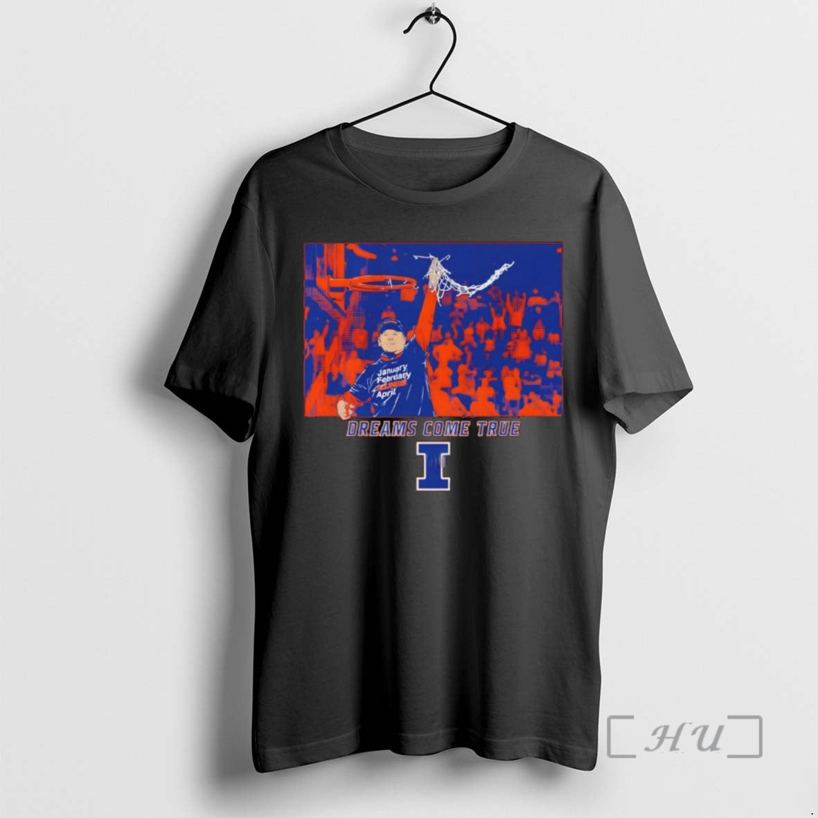 Officials Illinois Fighting Illini Mens Basketball Brad Underwood Dreams Come True Premium T Shirts Sweater