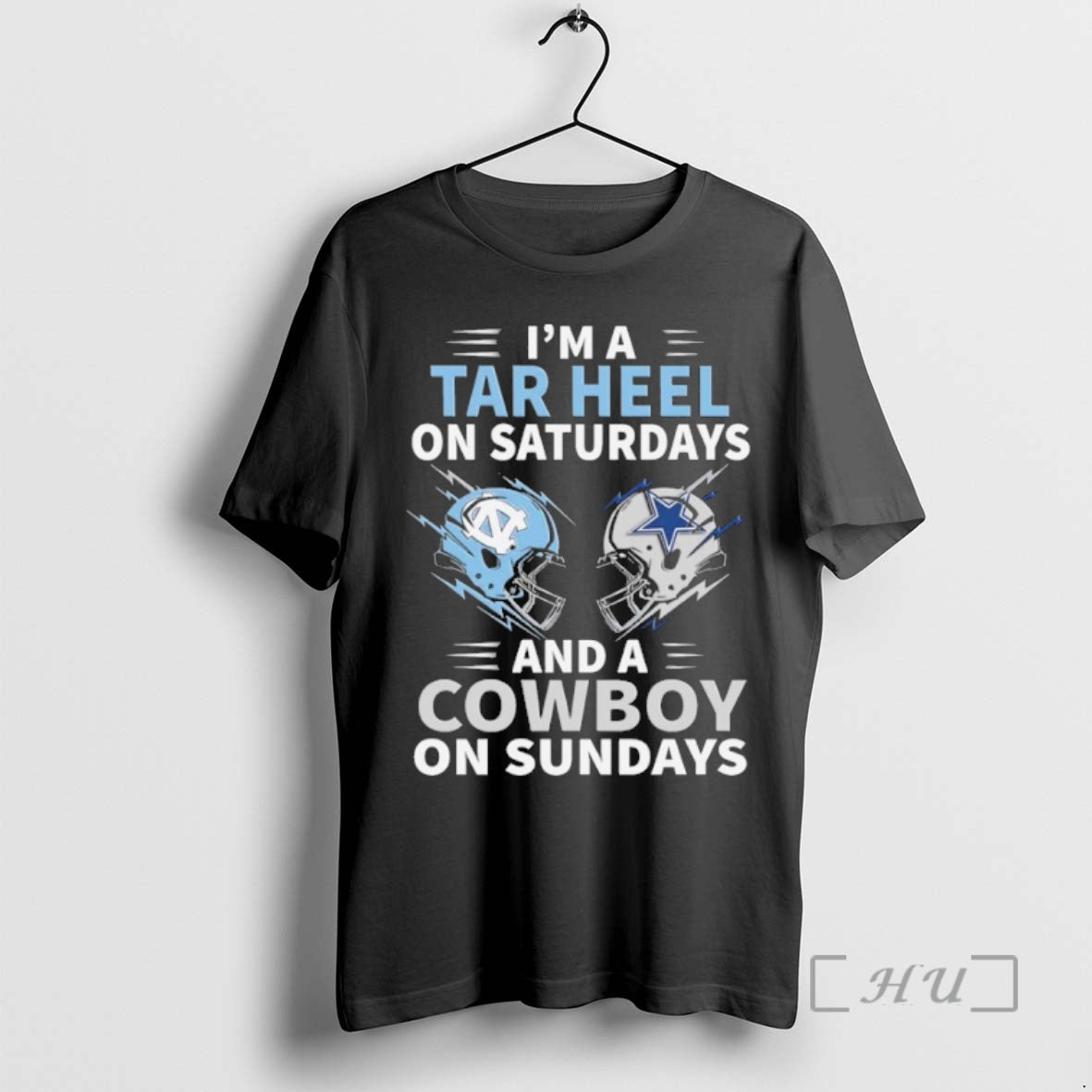Officials Im A Tar Heel On Saturdays And A Cowboy On Sundays Premium T Shirts Hoodie, Sweatshirt | InkNestWear.com