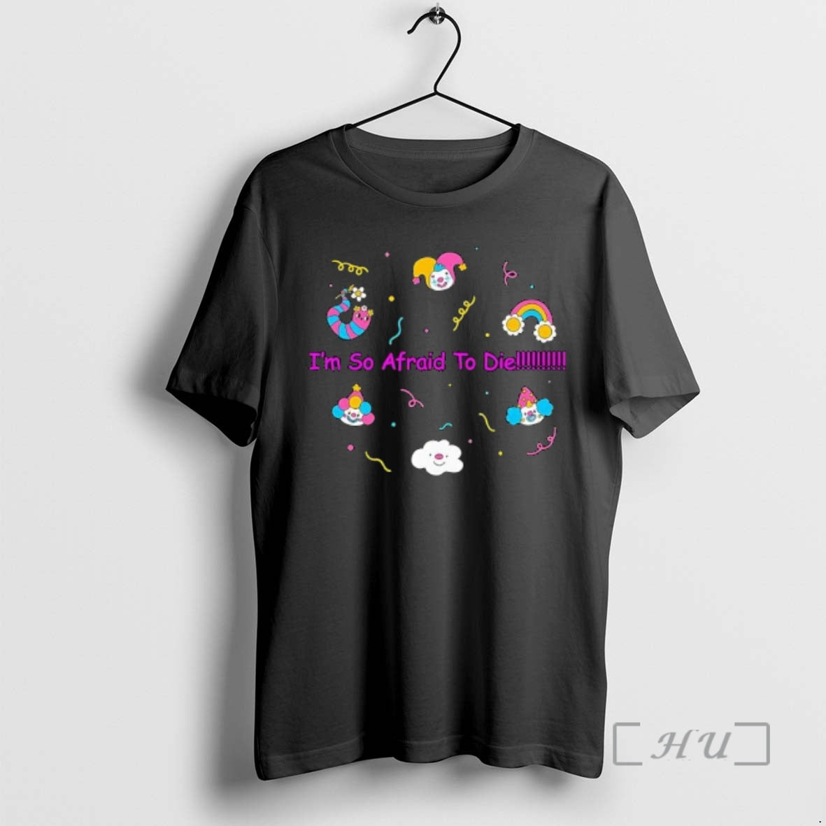Officials Im So Afraid To Die Clown Stickers T-Shirts, Hoodie, Sweatshirt | InkNestWear.com