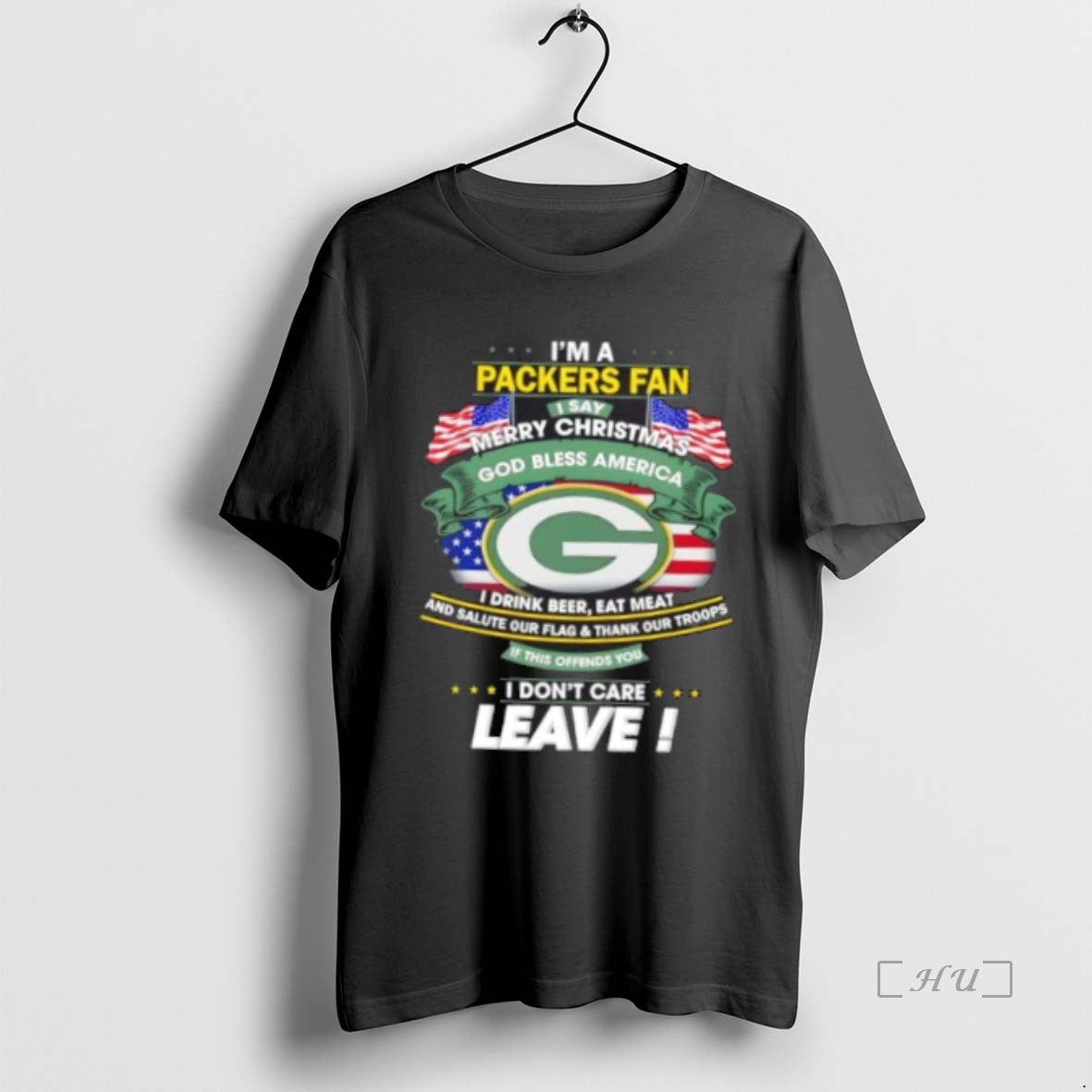 Officials Im A Green Bay Packers Fan I Say Merry Christmas God Bless America T-Shirts, Hoodie, Sweatshirt | InkNestWear.com