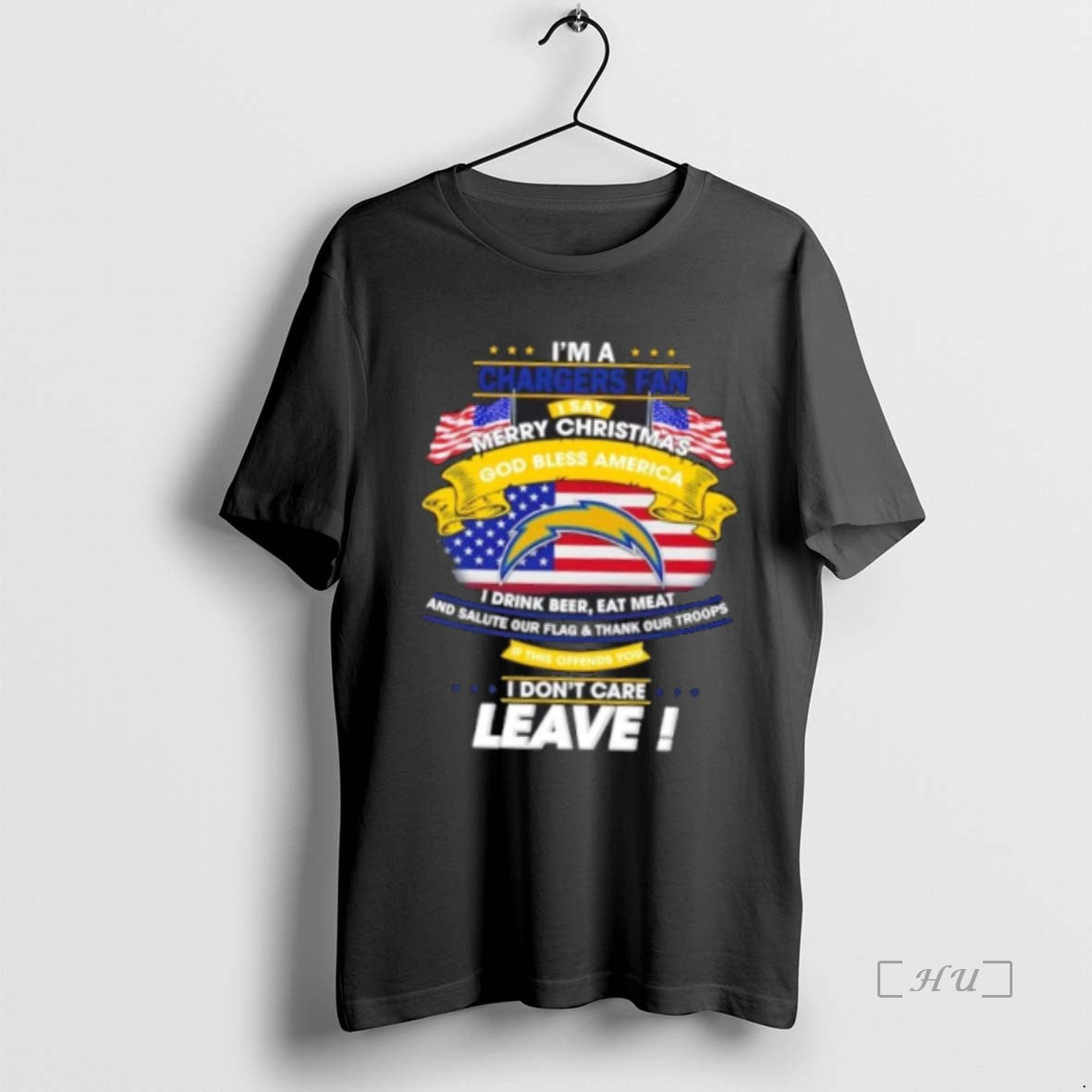 Officials Im A Los Angeles Chargers Fan I Say Merry Christmas God Bless America T-Shirts, Hoodie, Sweatshirt