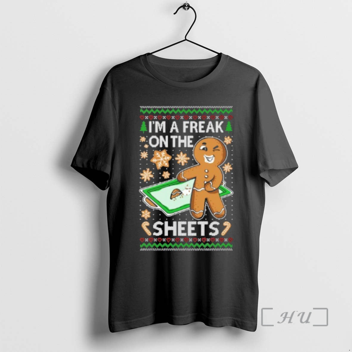 Officials Im A Freak On The Sheets Ugly Christmas Sweat T-Shirts, Hoodie, Sweatshirt | InkNestWear.com