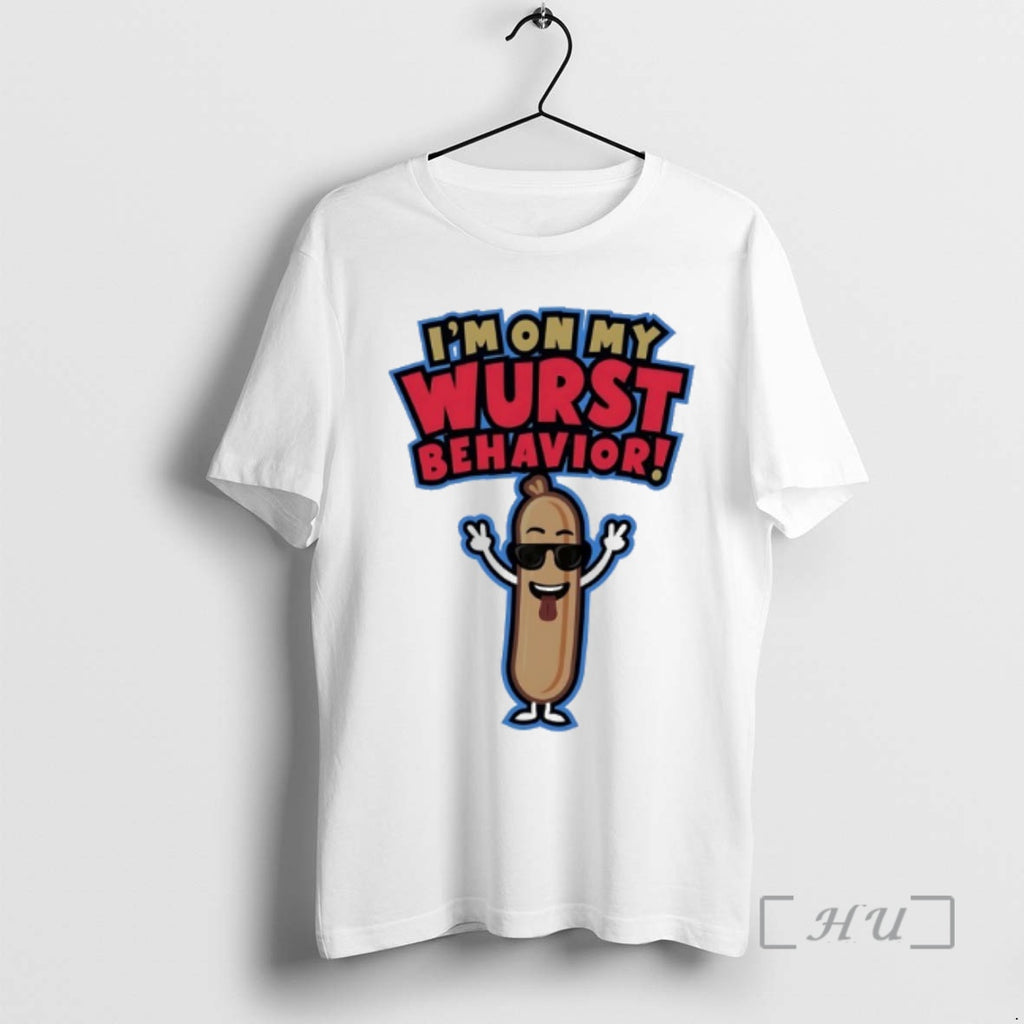 Officials Im On My Wurst Behavior Hotdog T-Shirts, Hoodie, Sweatshirt | InkNestWear.com