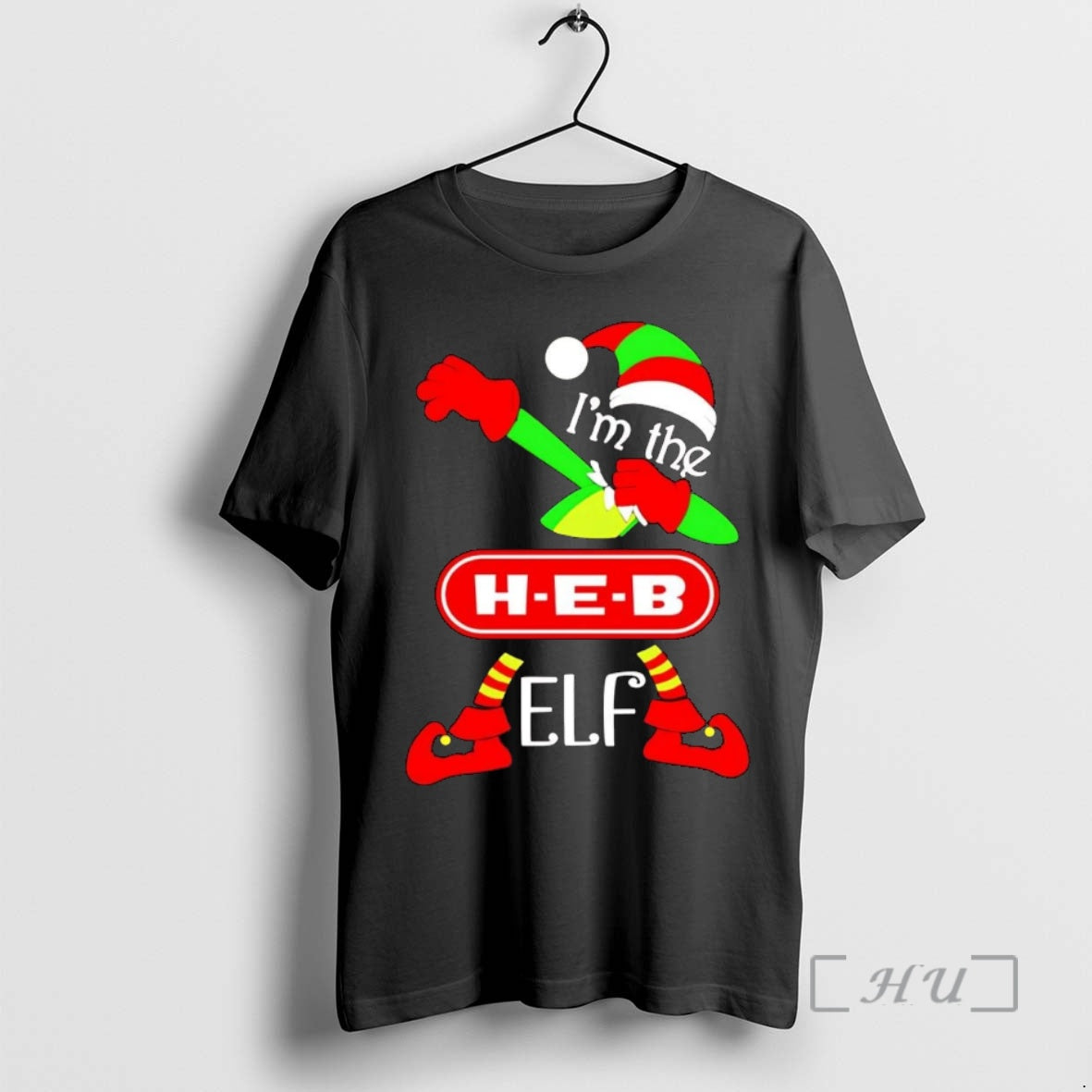 Officials Im The H E B Elf Dabbing Christmas T-Shirts, Hoodie, Sweatshirt | InkNestWear.com