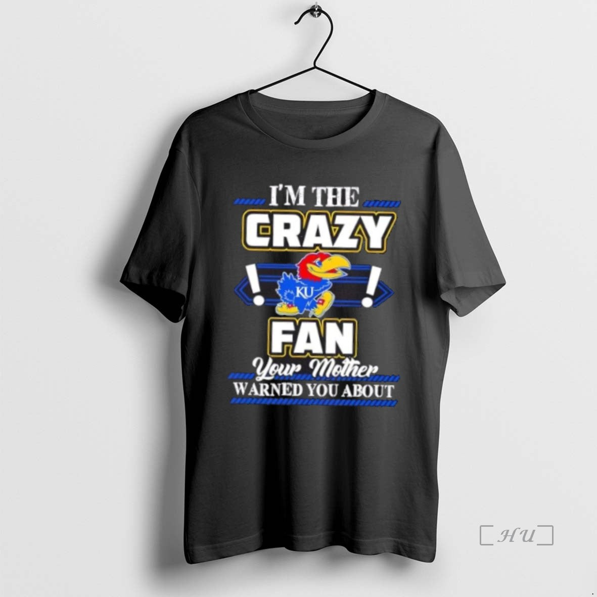 Officials Im The Crazy Kansas Jayhawks Fan Your Mother Warned You About Premium T Shirts Hoodie, Sweatshirt | InkNestWear.com