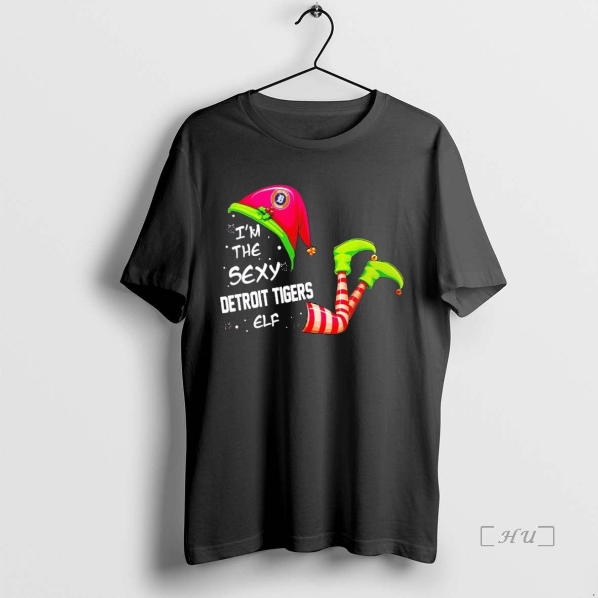 Officials Im The Sexy Detroit Tigers Elf Christmas T-Shirts, Hoodie, Sweatshirt | InkNestWear.com