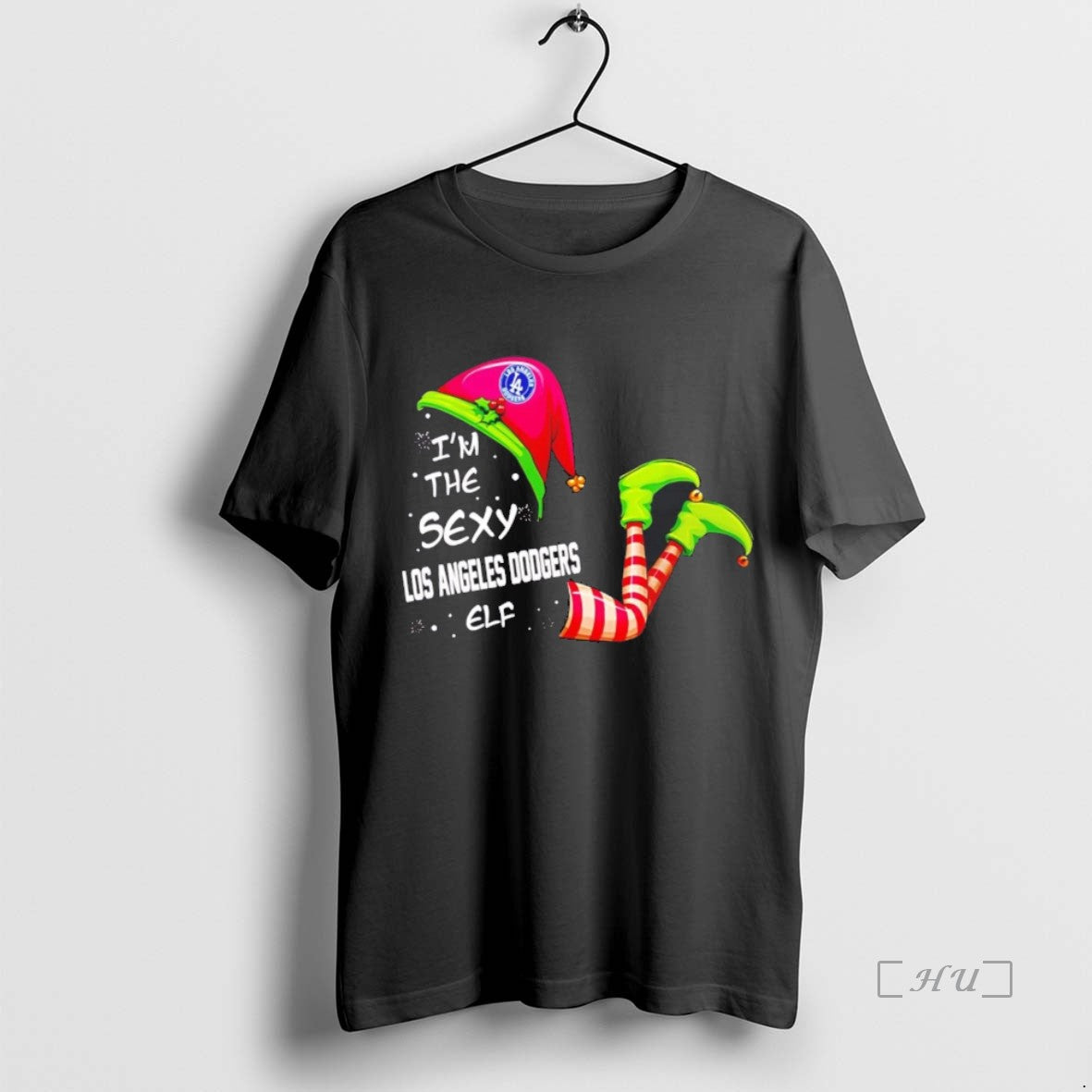 Officials Im The Sexy Los Angeles Dodgers Elf Christmas T-Shirts, Hoodie, Sweatshirt | InkNestWear.com