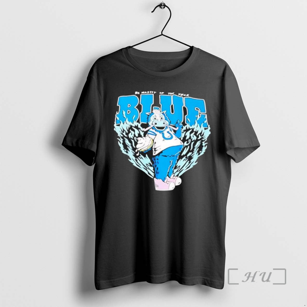 Officials Indianapolis Colts 3x Mascot Of The Year Blue T Shirt Sweater