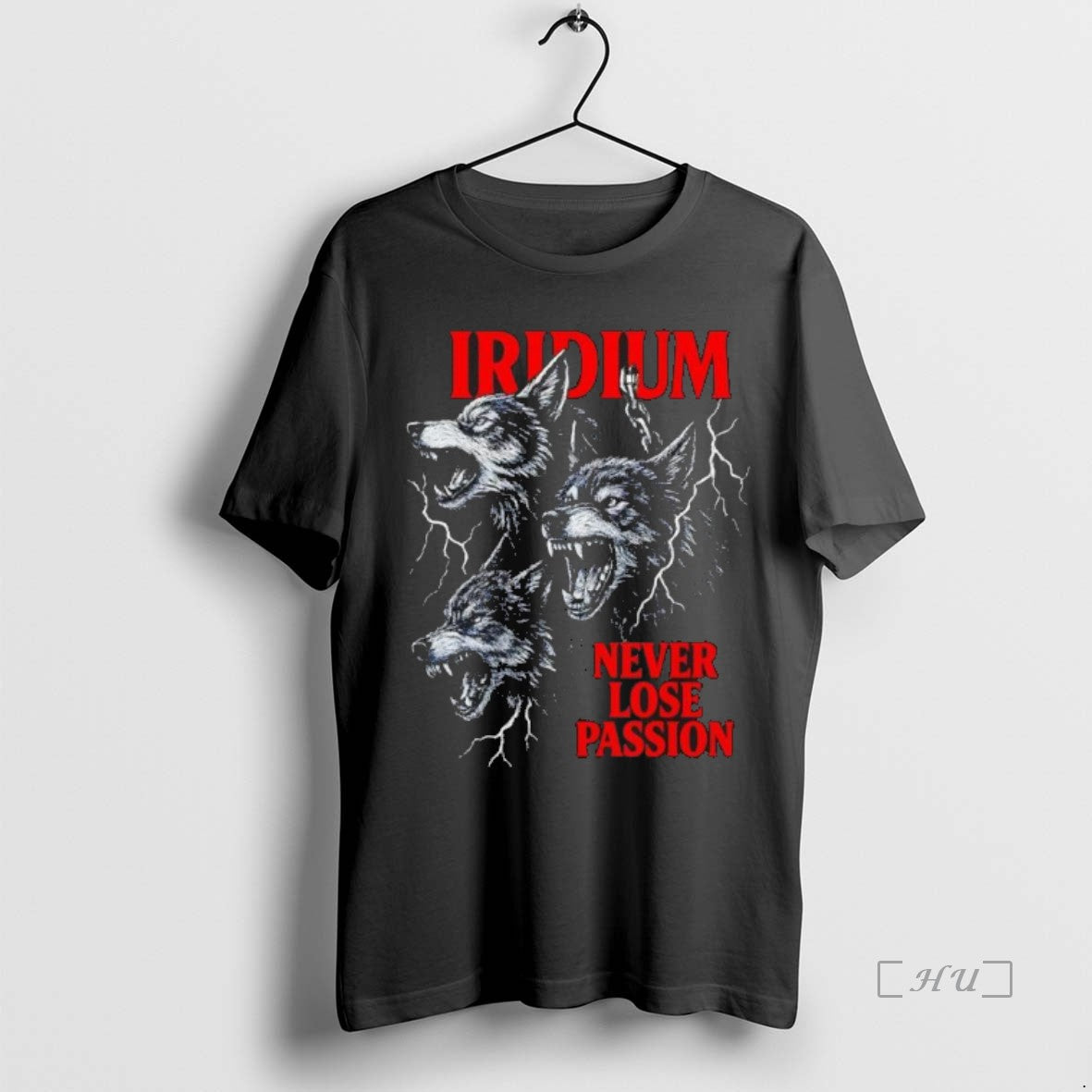 Officials Iridium Wolf Never Lose Passion Black T-Shirts, Hoodie, Sweatshirt | InkNestWear.com