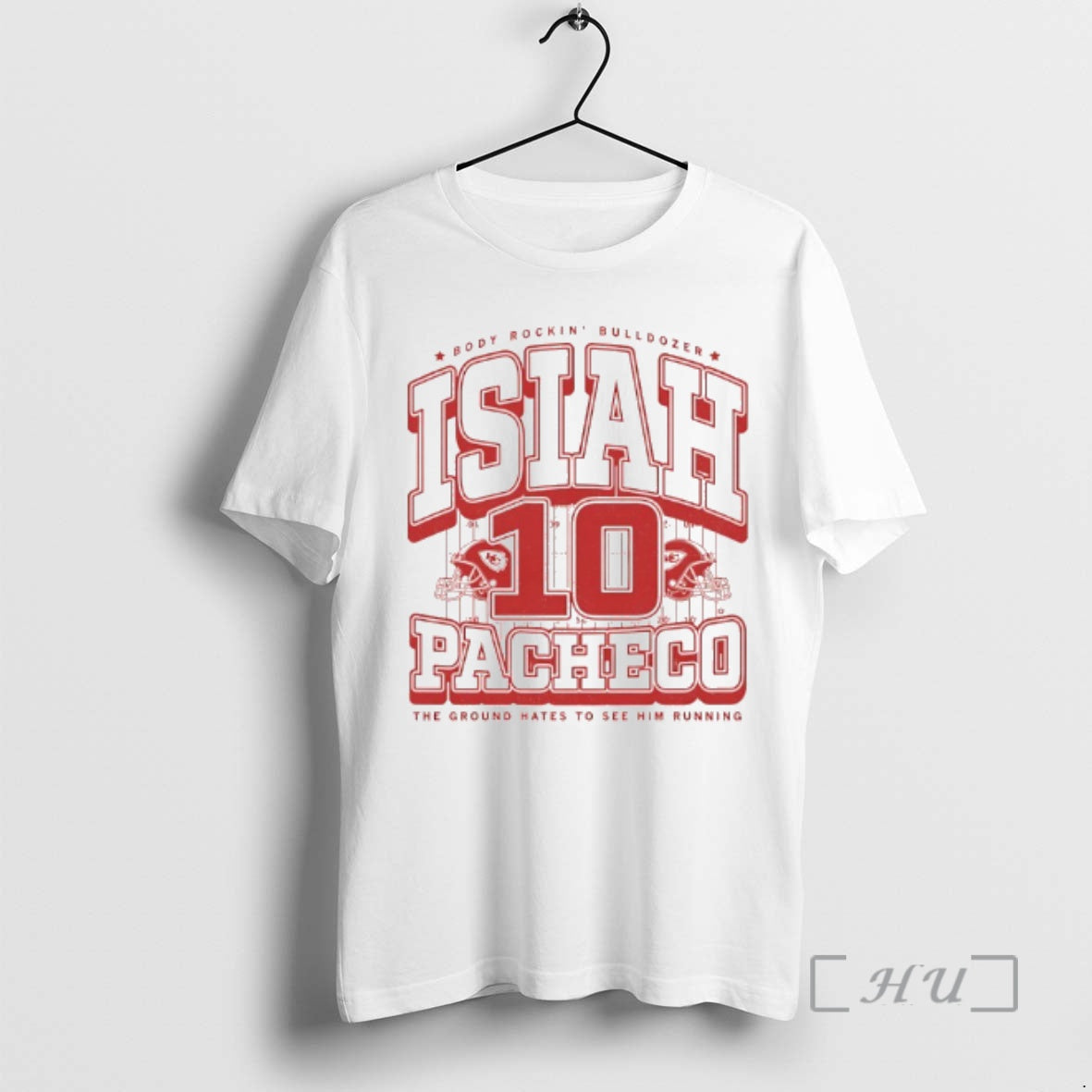 Officials Isiah Pacheco 10 Body Rockin Bulldozer The Ground Hates To See Him Running Kansas T-Shirts, Hoodie, Sweatshirt