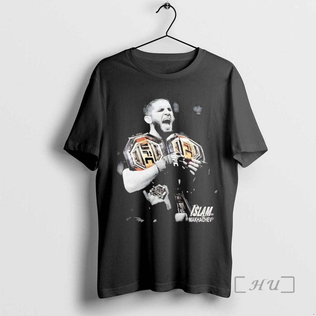 Officials Islam Makhachev Champions Belts 2025 T-Shirts, Hoodie, Sweatshirt | InkNestWear.com