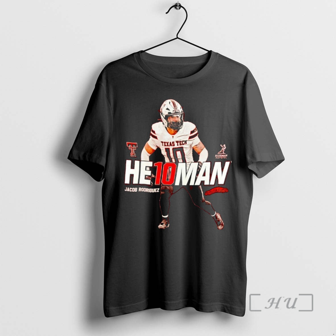 Officials Jacob Rodriguez He10man Heisman Texas Tech Red Raider T-Shirts, Hoodie, Sweatshirt | InkNestWear.com