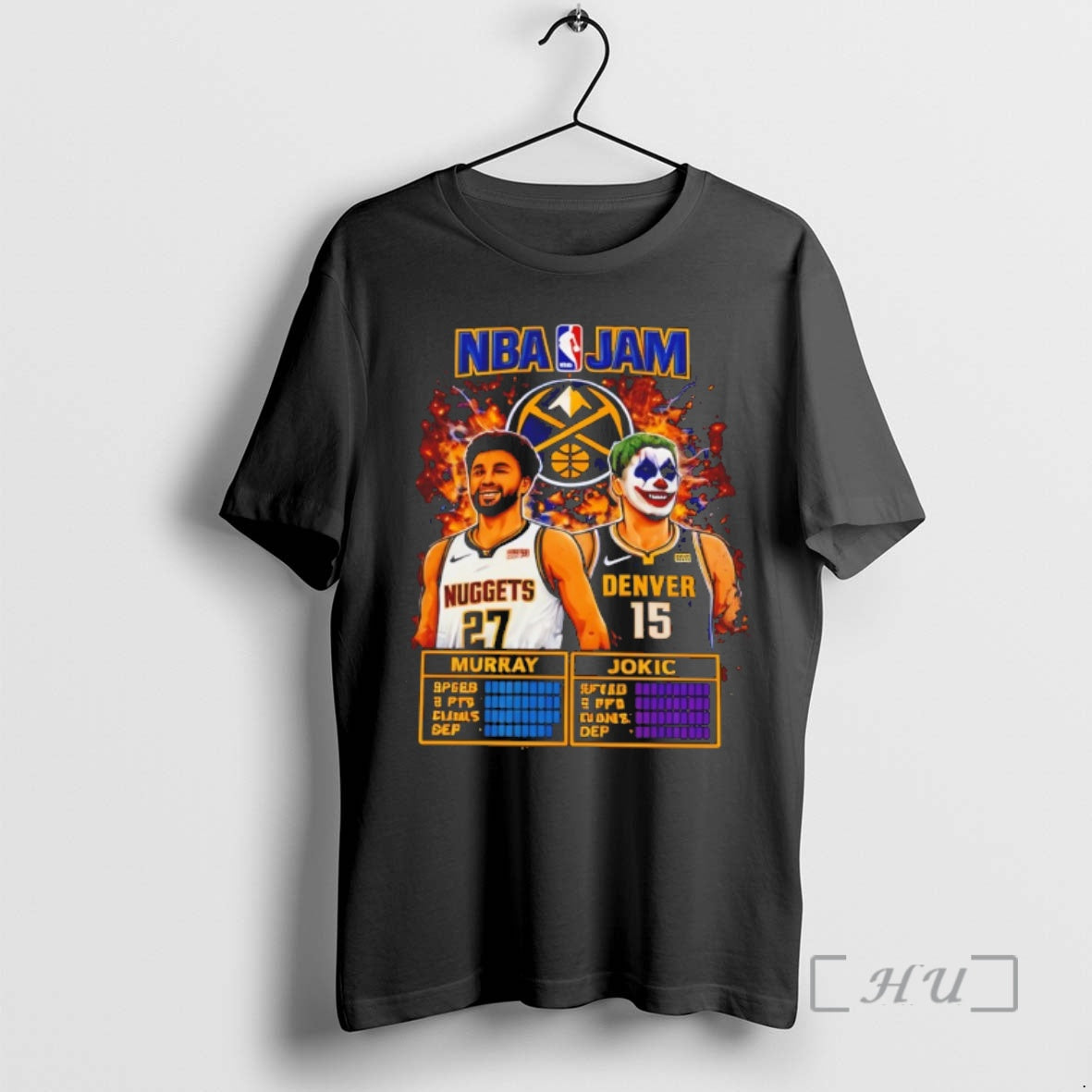 Officials Jamal Murray And Nikola Jokic Denver Nuggets Nba Jam Basketball Premium T Shirts Sweater