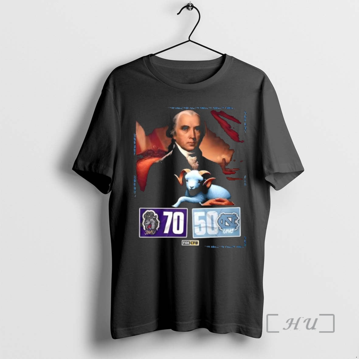 Officials James Madison Dukes Wins North Carolina Tar Heels 70 50 Football Premium T Shirts Hoodie, Sweatshirt